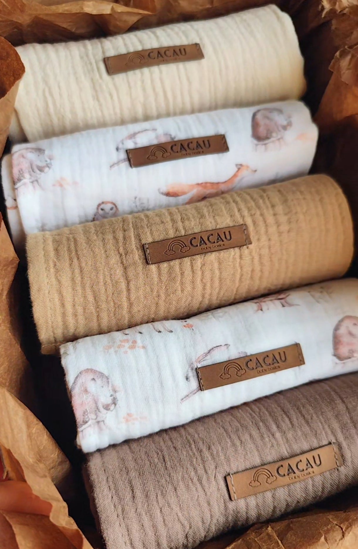 Fraldinha Animais do Bosque