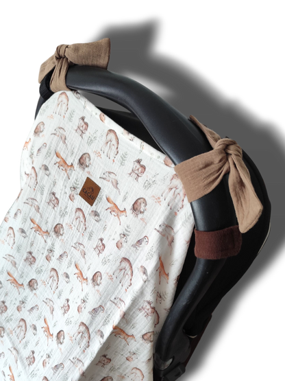 Fraldinha Tapa Ovo - Musselina Estampada
