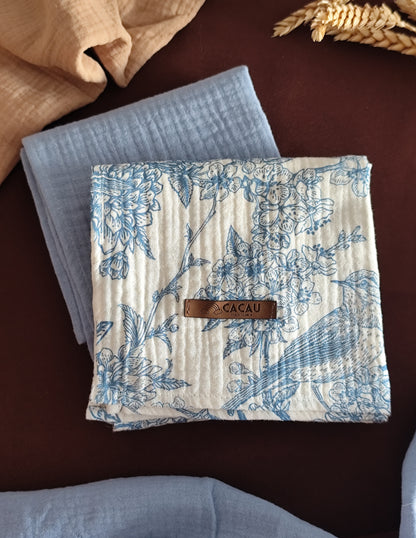 Conjunto Fraldinhas Blue Bird e Azul