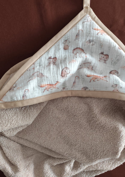 Toalha de Banho Animais do Bosque