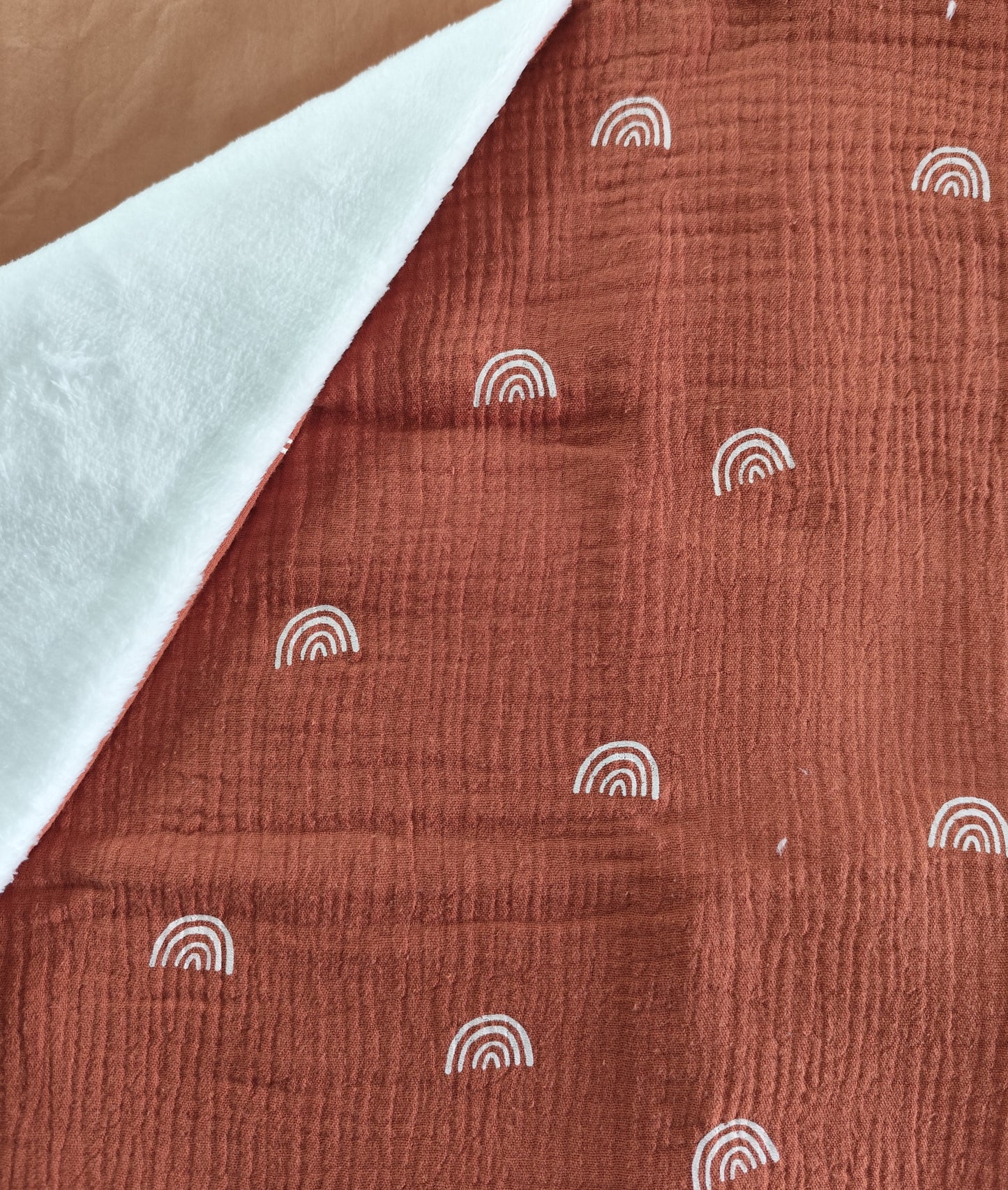 Manta de Pêlo Arco-Íris